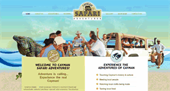 Desktop Screenshot of caymansafari.com