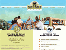 Tablet Screenshot of caymansafari.com